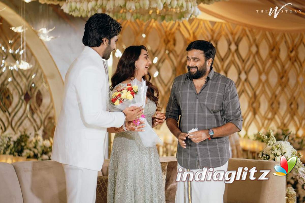 Aadhi Nikki Galrani Wedding Reception