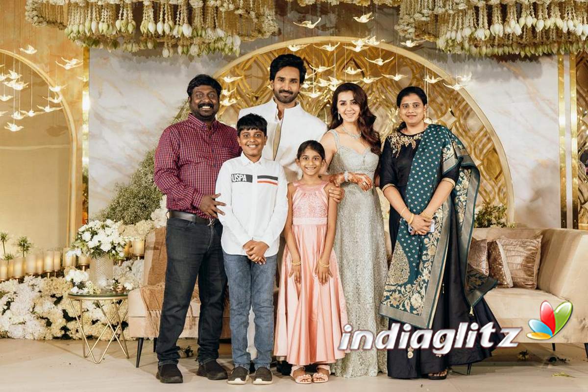 Aadhi Nikki Galrani Wedding Reception