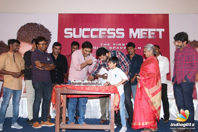 Jayam Ravi Son Aarav's Birthday Celebration in Tik Tik Tik Movie Success Meet