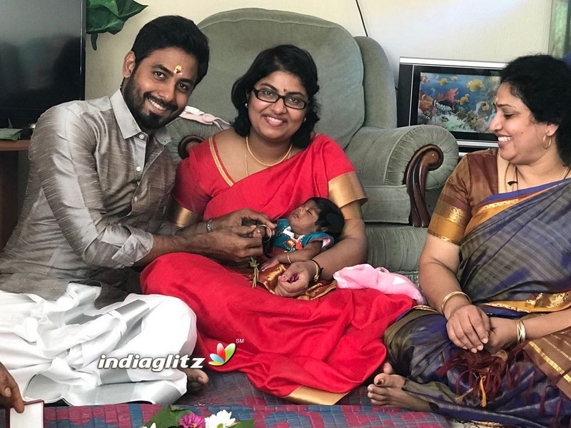 Actor Aari Daughter Naming Ceremony