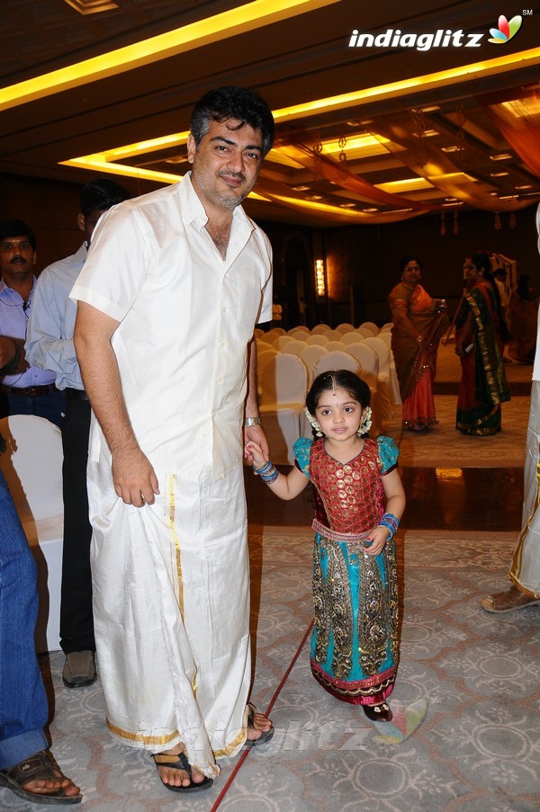 Ajith @ Cricketer Srikanth's Son Wedding