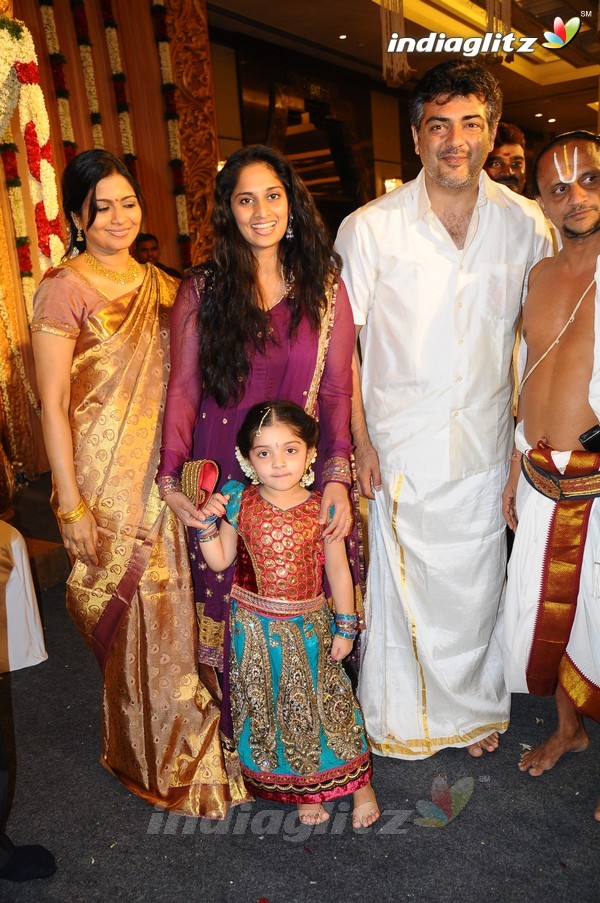 Ajith @ Cricketer Srikanth's Son Wedding