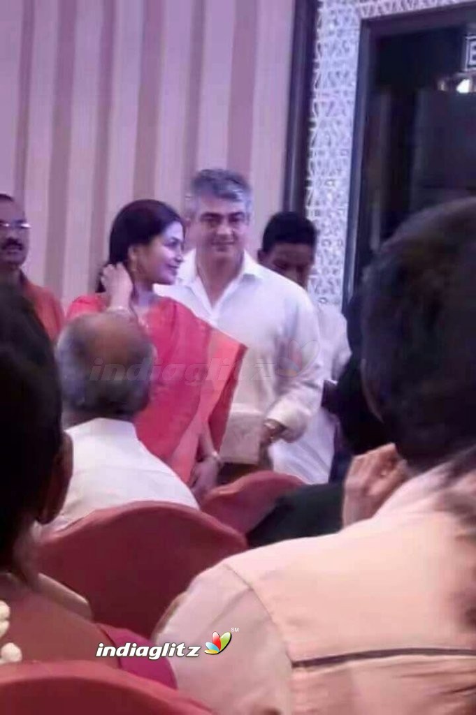 Ajith and Shaini at a family function