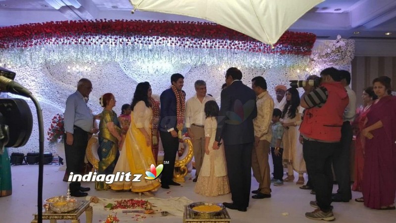 Ajith and Shaini at a family function