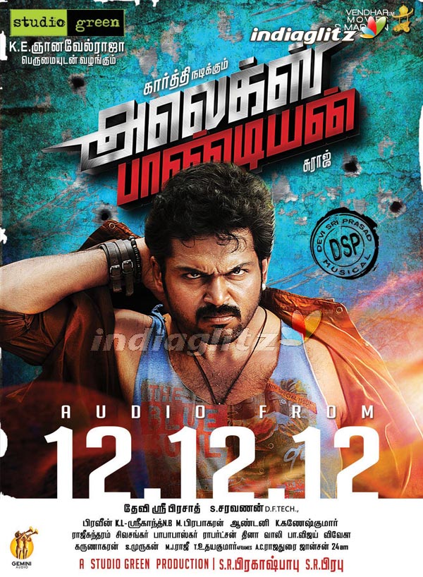 'Alex Pandian' New Poster