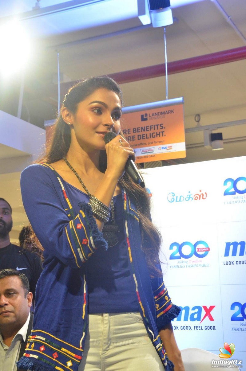 Andrea Jeremiah launches 200th Max Fashion India Showroom