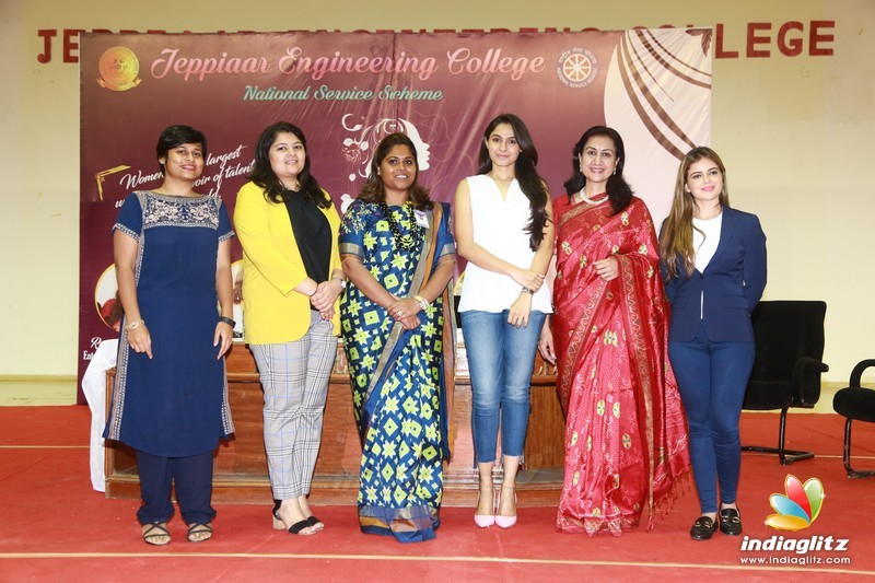 Andrea at Women's Day celebrations in Jeppiaar  Engineering college