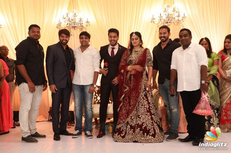 Actor Arya's Brother Sathya Wedding Reception