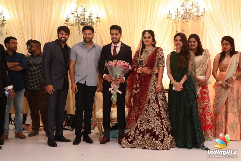 Actor Arya's Brother Sathya Wedding Reception