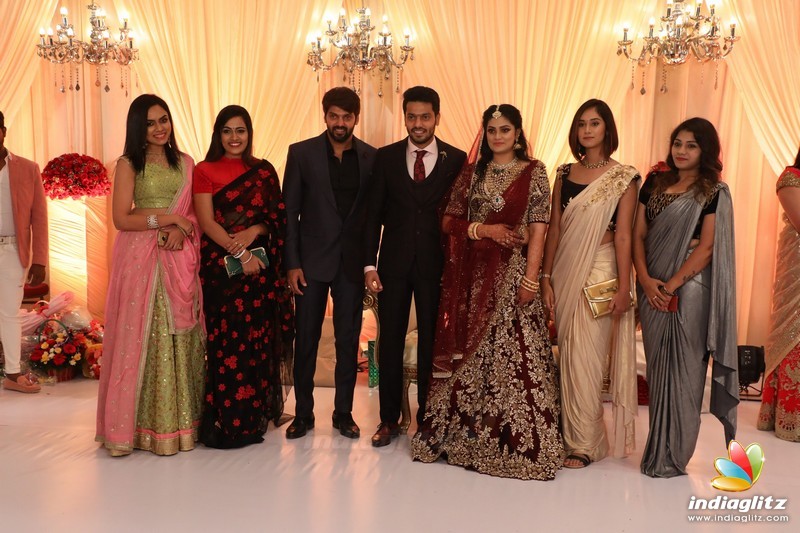 Actor Arya's Brother Sathya Wedding Reception