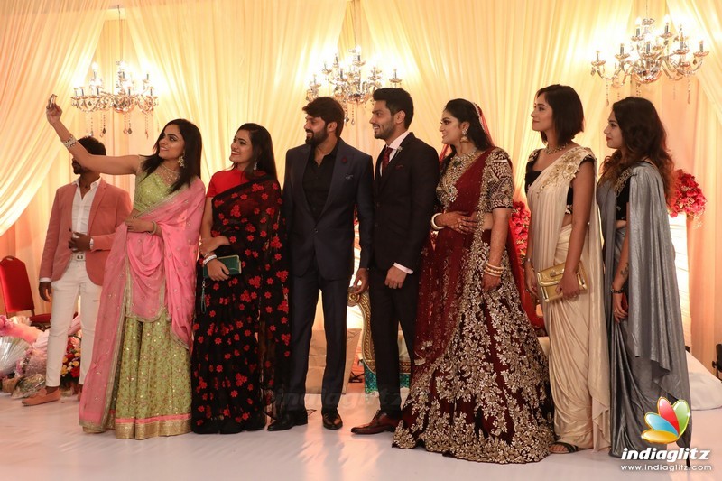 Actor Arya's Brother Sathya Wedding Reception