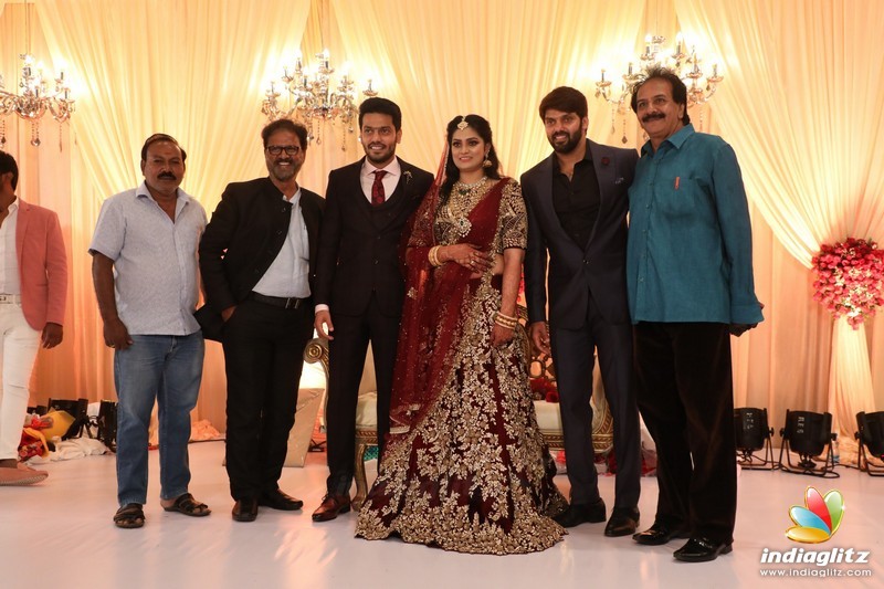 Actor Arya's Brother Sathya Wedding Reception