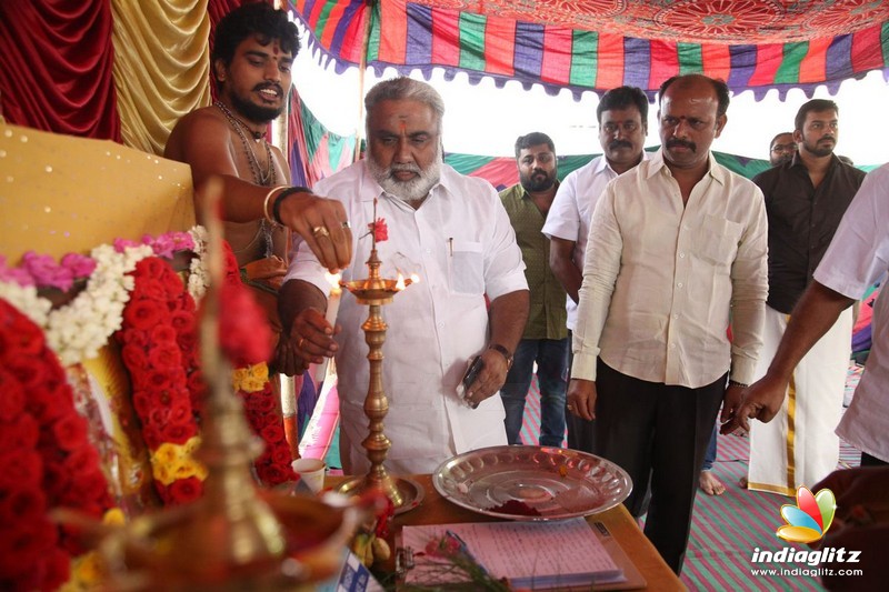 Arya -Sayyeshaa Gajinikanth Movie Pooja