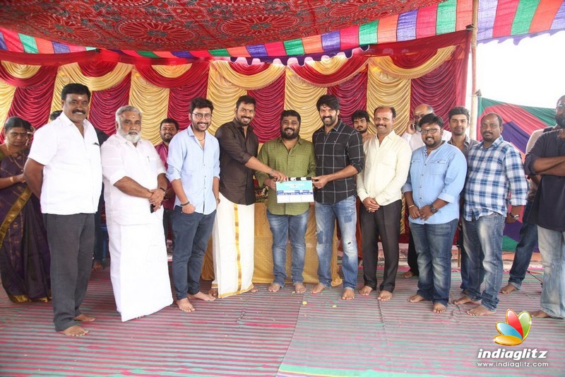 Arya -Sayyeshaa Gajinikanth Movie Pooja