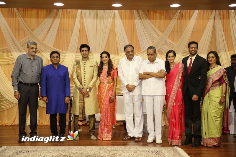 Superstar Rajinikanth At AVM Family Wedding Function