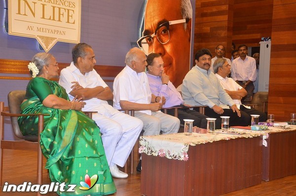 A.V.Meiyappan's 'My Experiences in Life' book release