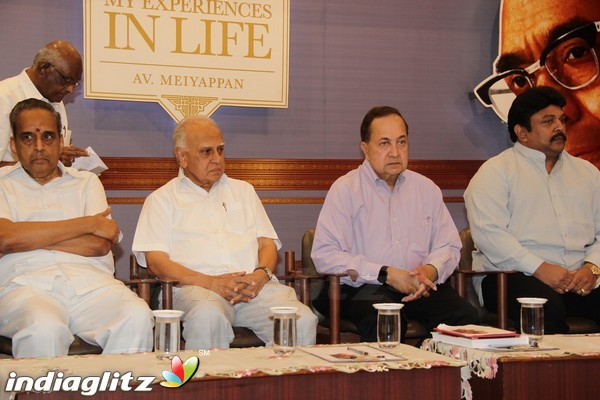 A.V.Meiyappan's 'My Experiences in Life' book release