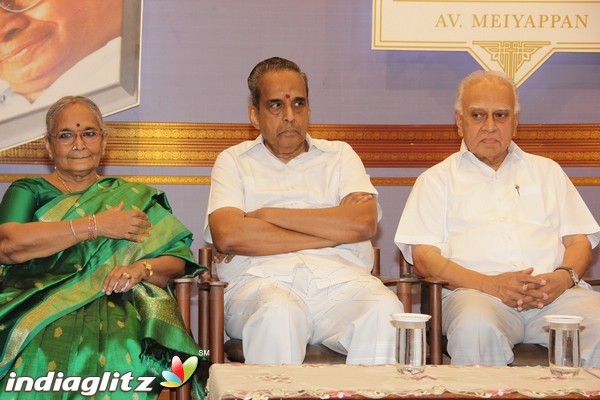 A.V.Meiyappan's 'My Experiences in Life' book release