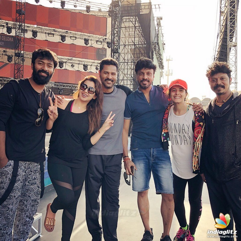 Nikki Galrani, Shantanoo, Prabhudeva, Isha Talwar, Pranita, Sreedhar at Sharjah