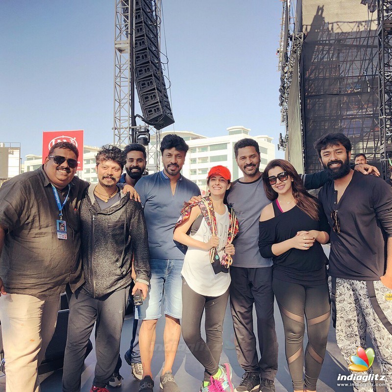 Nikki Galrani, Shantanoo, Prabhudeva, Isha Talwar, Pranita, Sreedhar at Sharjah