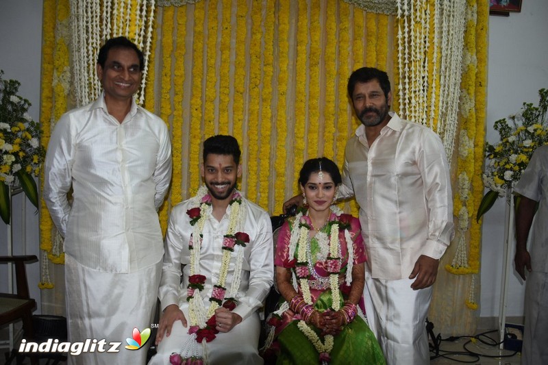 Chiyaan Vikram Daughter Marriage