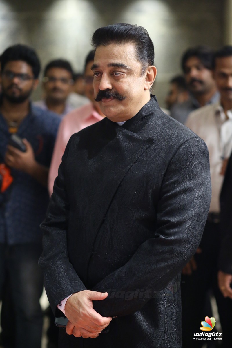 Kamal Haasan and Pooja Kumar at Conglomerate 2018 event