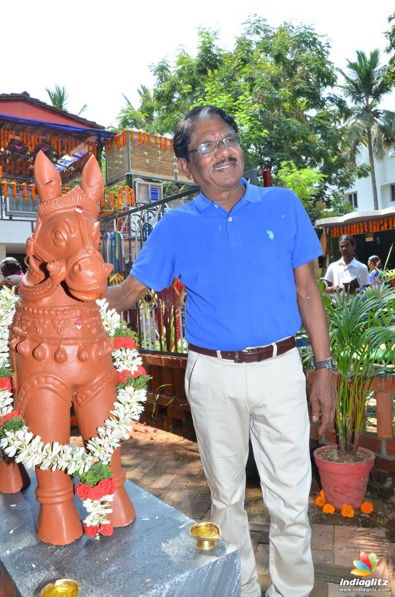 Bharathiraja at Cook Gramam Restaurant Inauguration