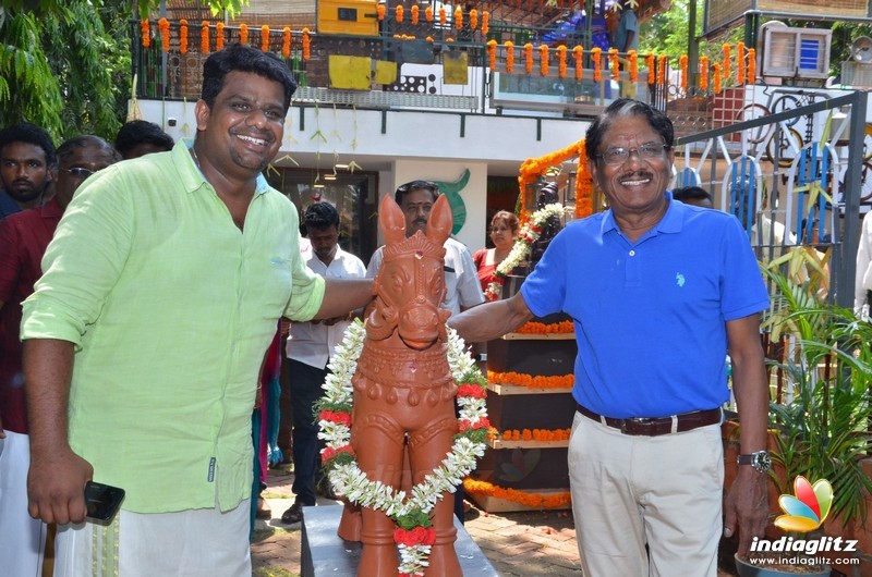 Bharathiraja at Cook Gramam Restaurant Inauguration