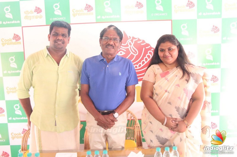 Bharathiraja at Cook Gramam Restaurant Inauguration