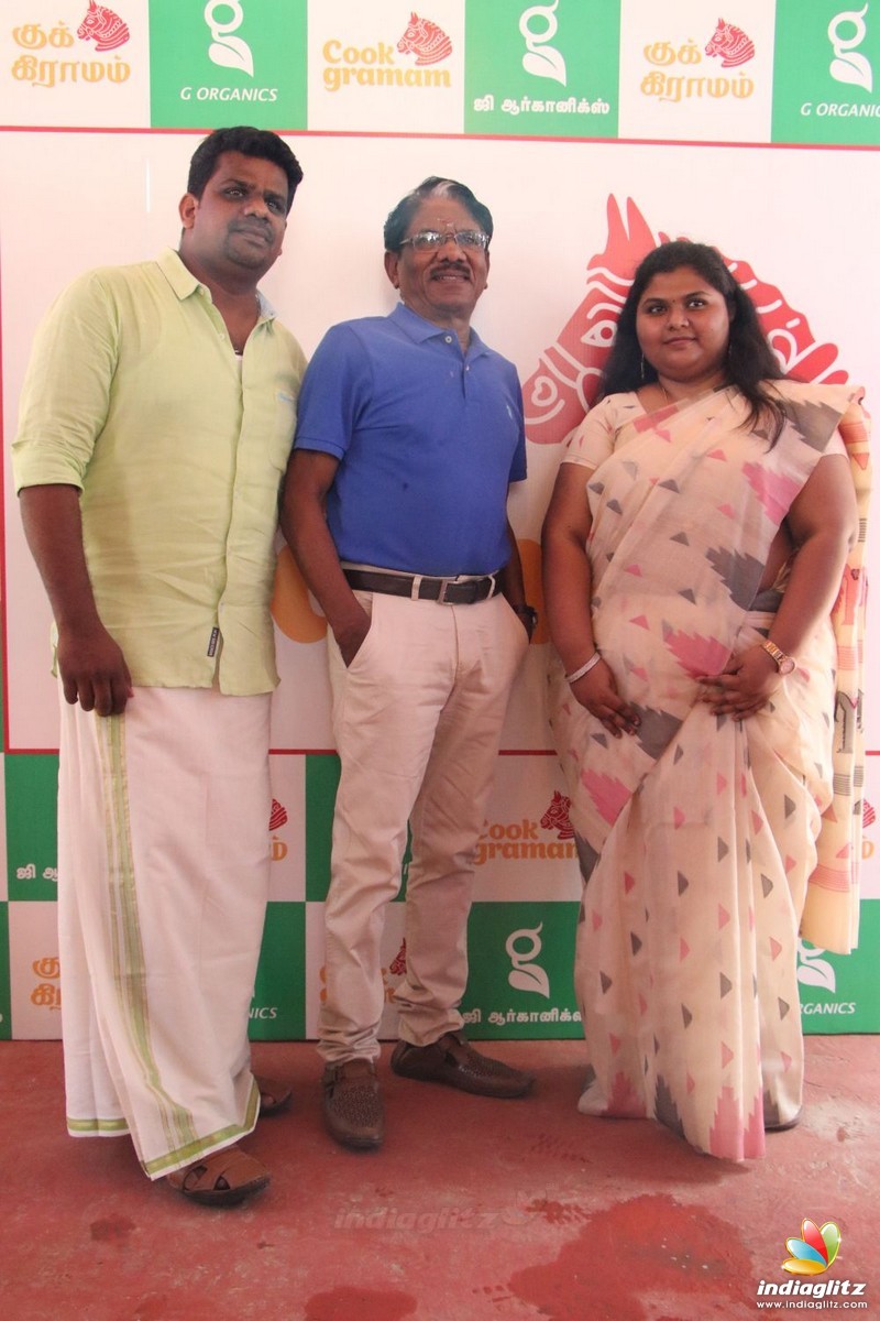 Bharathiraja at Cook Gramam Restaurant Inauguration