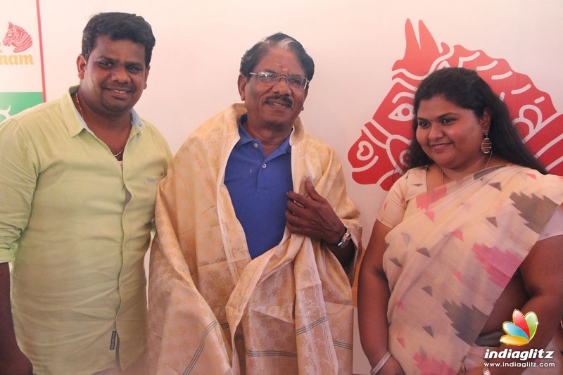 Bharathiraja at Cook Gramam Restaurant Inauguration