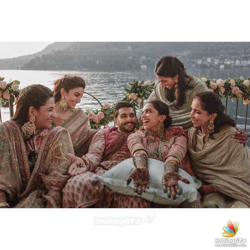 Deepika Padukone and Raveer's Mehendi Ceremony at Lake Como