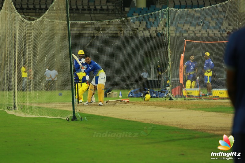 CSK Team Net Practice in Chennai