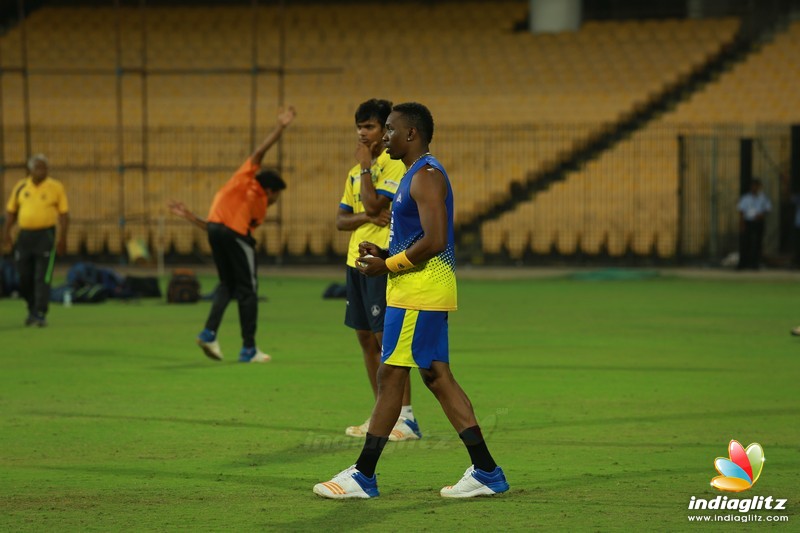 CSK Team Net Practice in Chennai