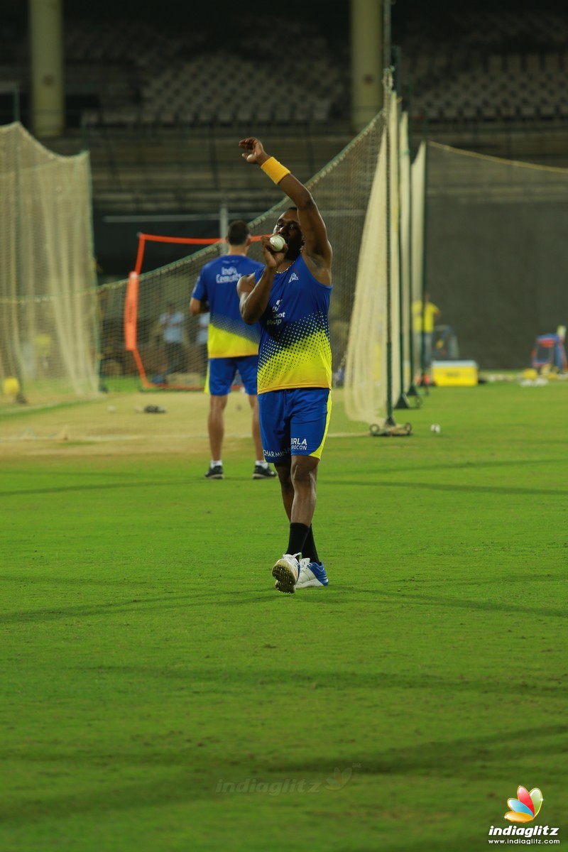 CSK Team Net Practice in Chennai