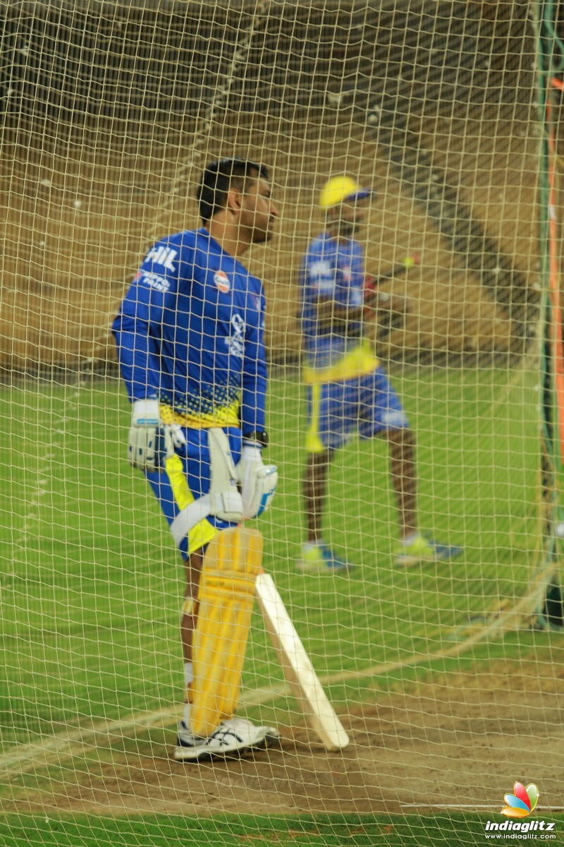 CSK Team Net Practice in Chennai