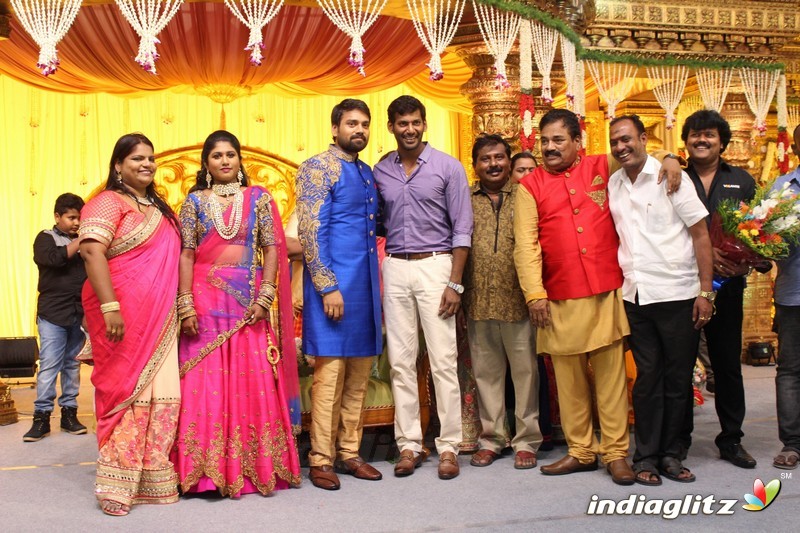 Fefsi Vijayan Master son's wedding reception