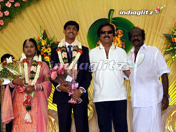 Comedian Goundamani's Daughter Wedding Reception