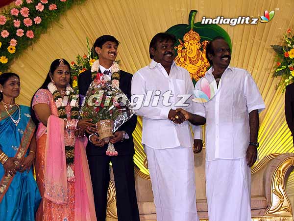 Comedian Goundamani's Daughter Wedding Reception