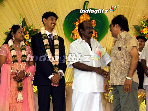 Comedian Goundamani's Daughter Wedding Reception