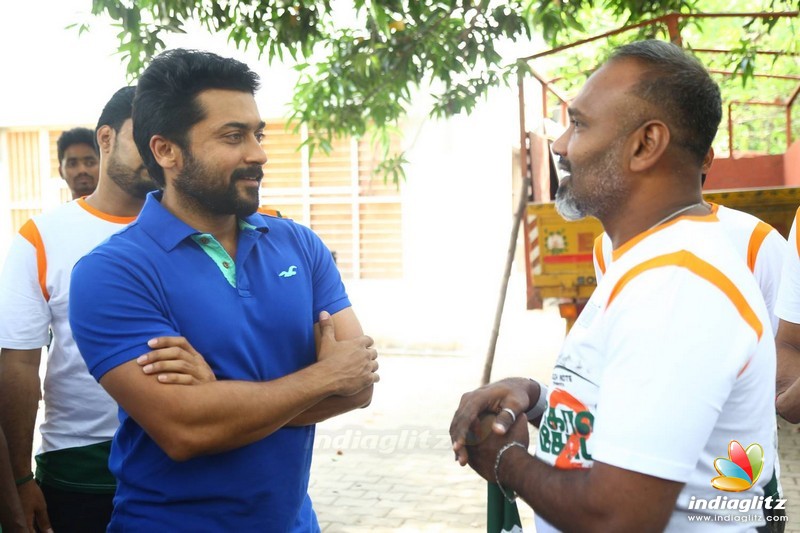 GST Vandi was flag off by Actor Suriya