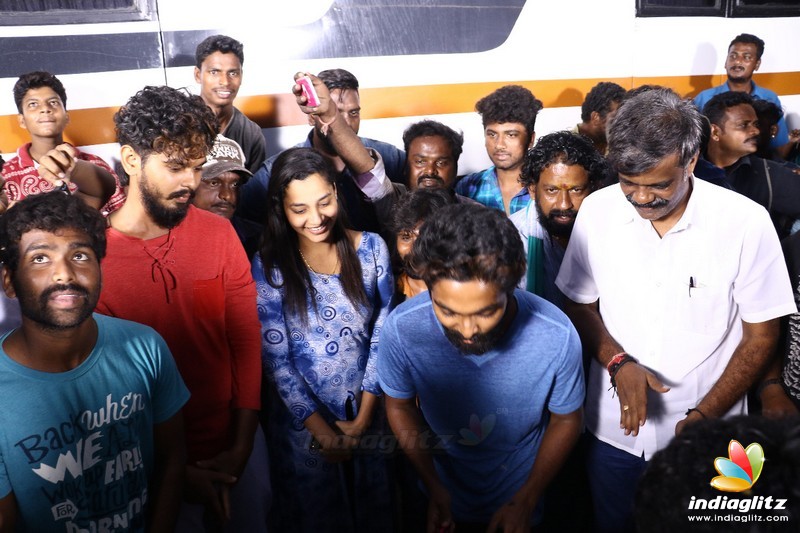 GV Prakash Birthday Celebration at Shooting Spot