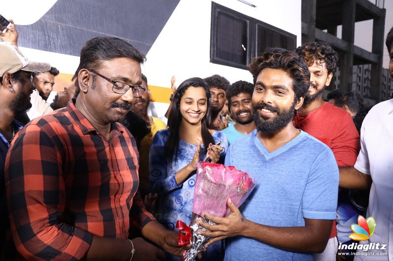 GV Prakash Birthday Celebration at Shooting Spot