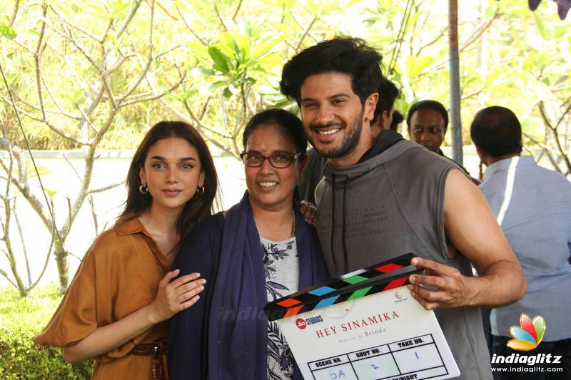 'Hey Sinamika' Movie Pooja