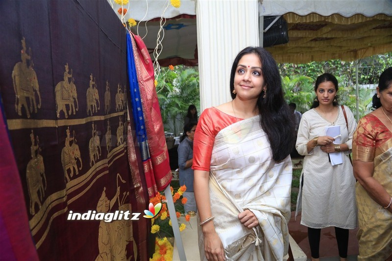 Jyothika at Heirloom Kanjivaram Exhibition