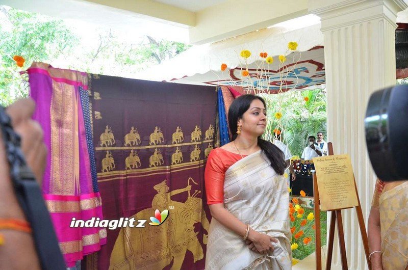 Jyothika at Heirloom Kanjivaram Exhibition