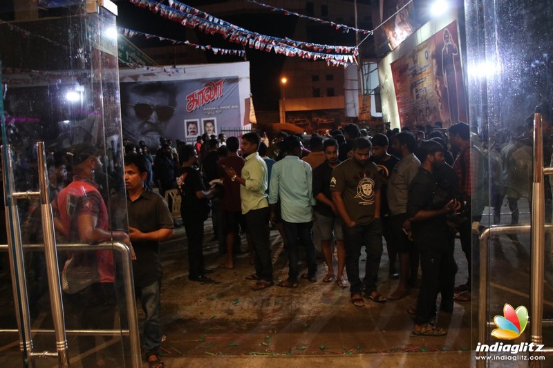 'Kaala' Celebration in Rohini Theatre