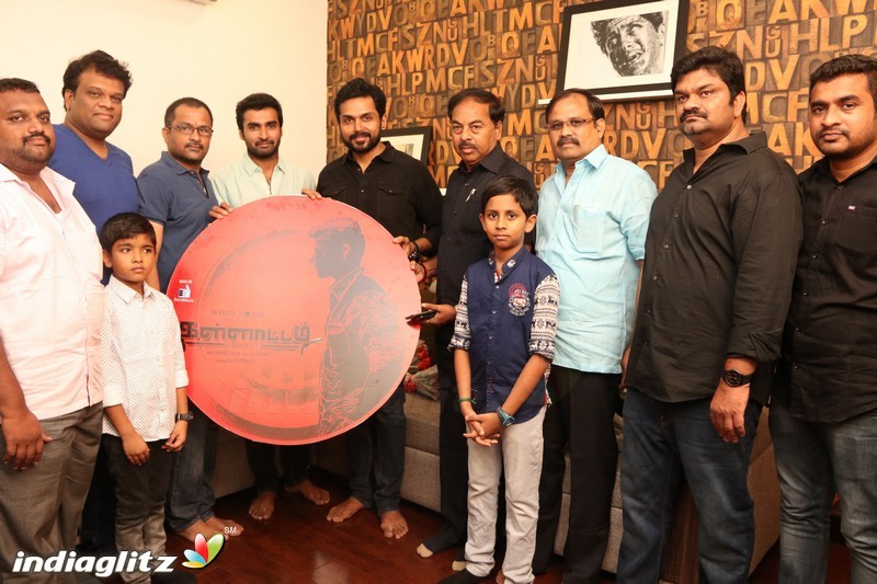 Audio of Nandha's 'Kallattam' launched by Karthi