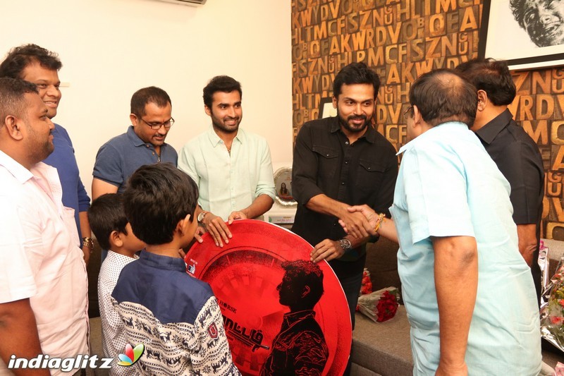 Audio of Nandha's 'Kallattam' launched by Karthi