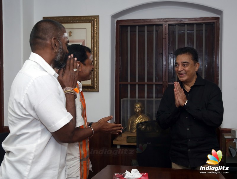 Arjun Sambath met Kamal Haasan